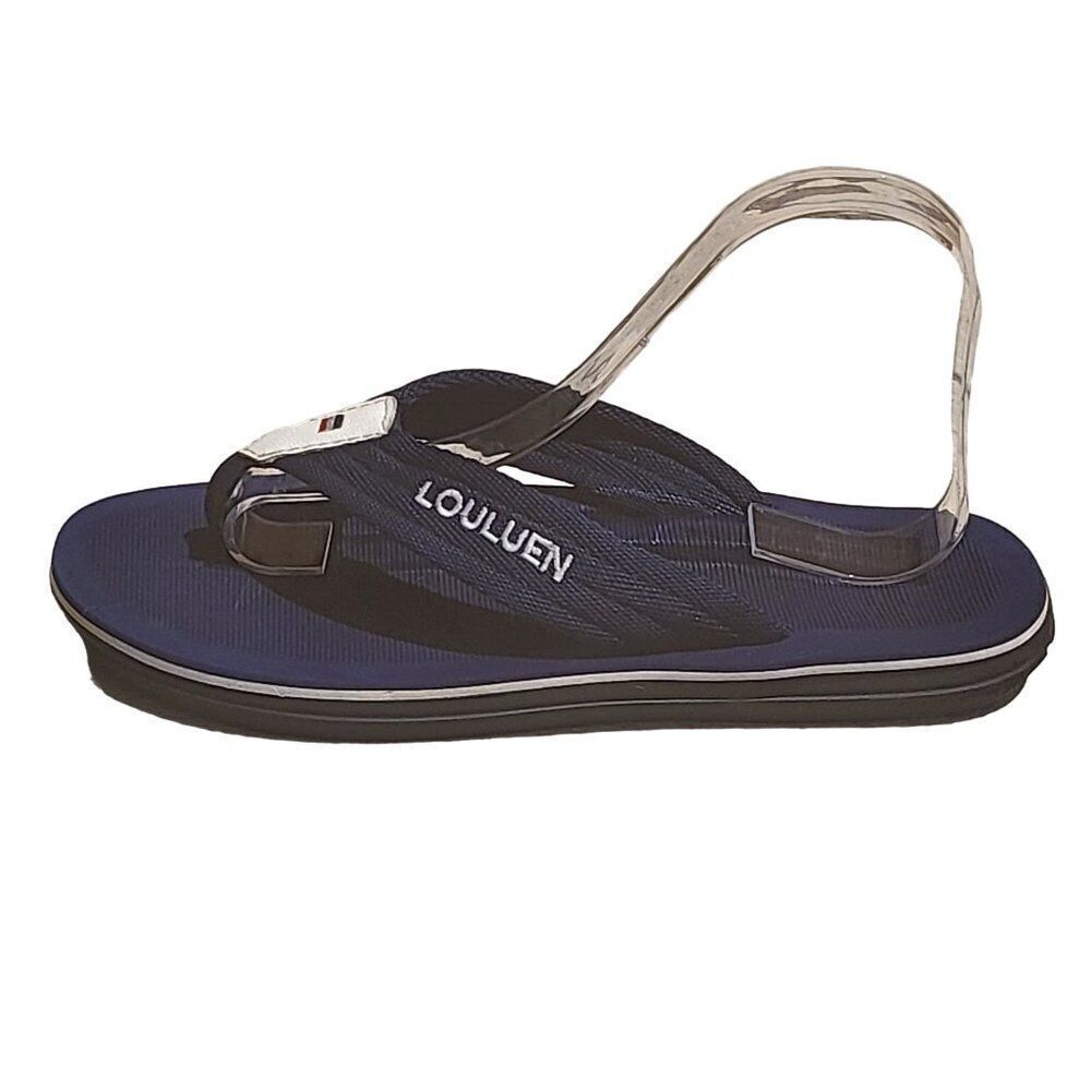 Louluen Flip Flops Men Sz 8.5 Women 10 Flat Beach Summer‎ Outdoor